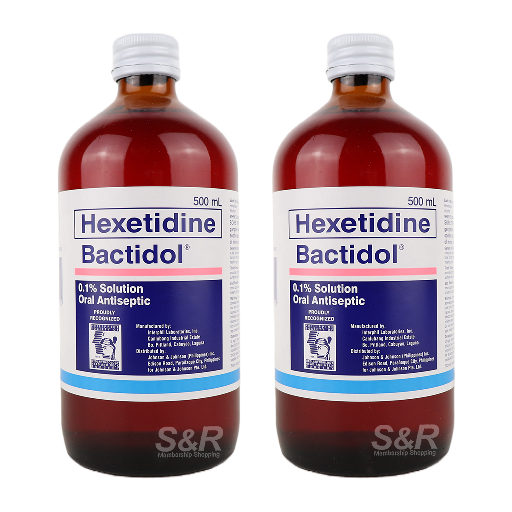 Bactidol Hexetidine 2pcs x 500mL